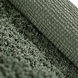 Tappeto A Pelo Lungo - Combarro Solid Cotton Shaggy (verde)
