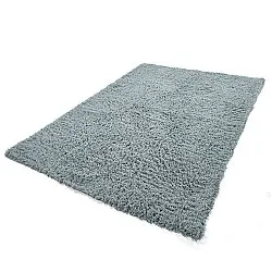 Tappeto A Pelo Lungo - Combarro Solid Cotton Shaggy (azzurro)