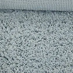 Tappeto A Pelo Lungo - Combarro Solid Cotton Shaggy (azzurro)