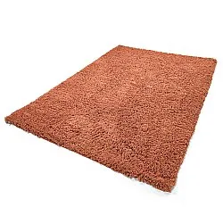 Tappeto A Pelo Lungo - Combarro Solid Cotton Shaggy (arancione chiaro)