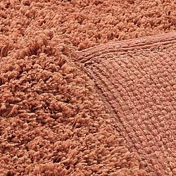 Tappeto A Pelo Lungo - Combarro Solid Cotton Shaggy (arancione chiaro)