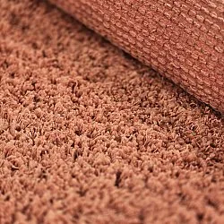 Tappeto A Pelo Lungo - Combarro Solid Cotton Shaggy (arancione chiaro)