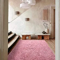 Tappeto A Pelo Lungo - Combarro Solid Cotton Shaggy (rosa chiaro)