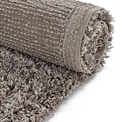 Tappeto A Pelo Lungo - Combarro Solid Cotton Shaggy (taupe)