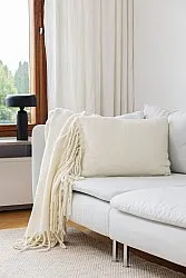 Fodera per cuscino in misto lana - Samantha (offwhite)
