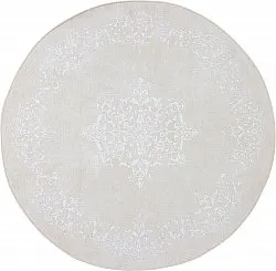 Tappeto rotondo - Santi (rosa/bianco)
