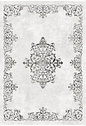Tappeto Wilton - Santi (bianco/nero)