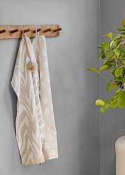 Asciugamani da cucina in confezione da 2 - Sari (beige medio)
