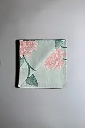 Tovagliolo in confezione da 4 - Alyssa (verde/rosa)