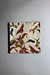 Tovagliolo in confezione da 4 - Amalie (beige/rust)