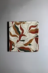 Tovagliolo in confezione da 4 - Amalie (beige/rust)