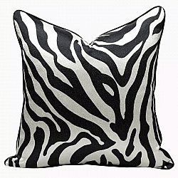 Federa - Zebra Cushion 45 x 45 cm (nero/bianca)