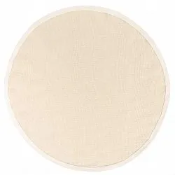 Tappeto rotondo (sisal) - Agave (bianco naturale)