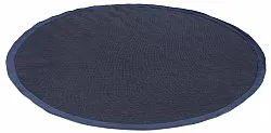 Tappeto rotondo (sisal) - Agave (blu scuro)