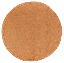 Tappeto rotondo (sisal) - Agave (arancia)