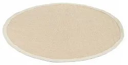 Tappeto rotondo (sisal) - Agave (beige/grigio)