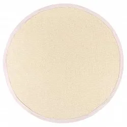 Tappeto rotondo (sisal) - Agave (argento/grigio)