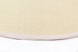 Tappeto rotondo (sisal) - Agave (argento/grigio)