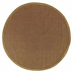 Tappeto rotondo (sisal) - Agave (marrone)