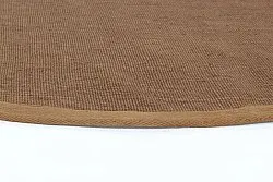 Tappeto rotondo (sisal) - Agave (marrone)