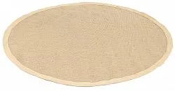 Tappeto rotondo (sisal) - Agave (beige/beige)