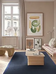 Tappeto In Sisal - Agave (blu scuro)