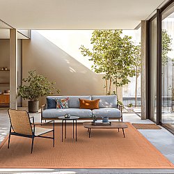 Tappeto In Sisal - Agave (marrone-arancia)