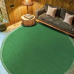 Tappeto rotondo (sisal) - Agave (verde)