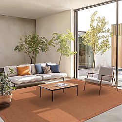 Tappeto In Sisal - Agave (marrone-arancia)