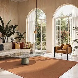 Tappeto In Sisal - Agave (marrone-arancia)