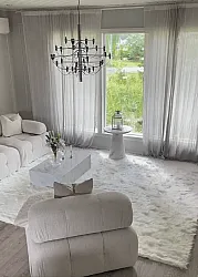 Tappeto A Pelo Lungo - Pomaire (bianco)