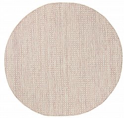 Tappeti rotondi - Snowshill (rosa/bianco)