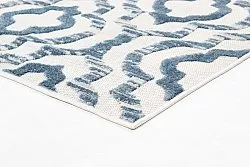 Shaggy Indoor-Outdoor - Trenton (bianco/blu)