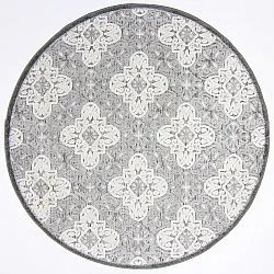 Tappeti rotondi - Indoor/Outdoor Hampton (grigio)