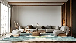 Tappeto Wilton - Temara (blu/multi)