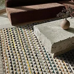 Tappeto Di Stracci - Lindby (giallo/multiplo)