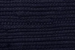 Tappeto Di Stracci - Silje (blu scuro)