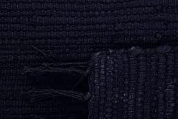 Tappeto Di Stracci - Silje (blu scuro)