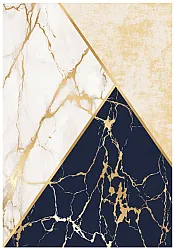 Tappeto Wilton - Canelli (beige/bianco/blu)