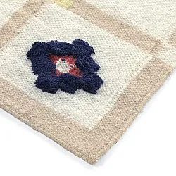 Tappeto In Lana - Lausanne Flatweave Tufted Premium (bianco/beige)