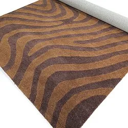 Tappeto In Lana - Aiz Hand Tufted Wool Premium (marrone)