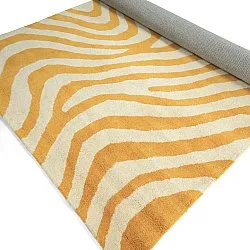 Tappeto In Lana - Aiz Hand Tufted Wool Premium (giallo)