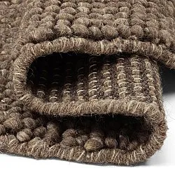 Tappeto rotondo - Avafors Wool Bubble (marrone/beige)