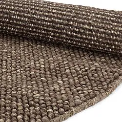 Tappeto rotondo - Avafors Wool Bubble (marrone/beige)