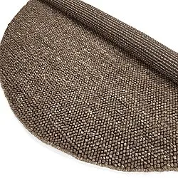Tappeto rotondo - Avafors Wool Bubble (marrone/beige)