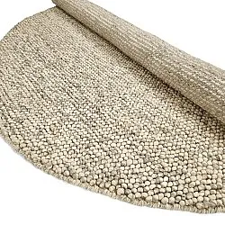 Tappeto rotondo - Avafors Wool Bubble (grigio/beige)