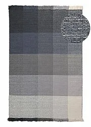 Tappeto In Lana - Chaves (blu/grigio/bianco)