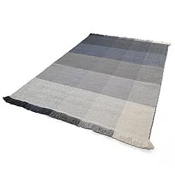 Tappeto In Lana - Chaves (blu/grigio/bianco)