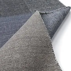 Tappeto In Lana - Chaves (blu/grigio/bianco)