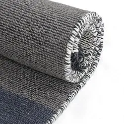 Tappeto In Lana - Chaves (blu/grigio/bianco)